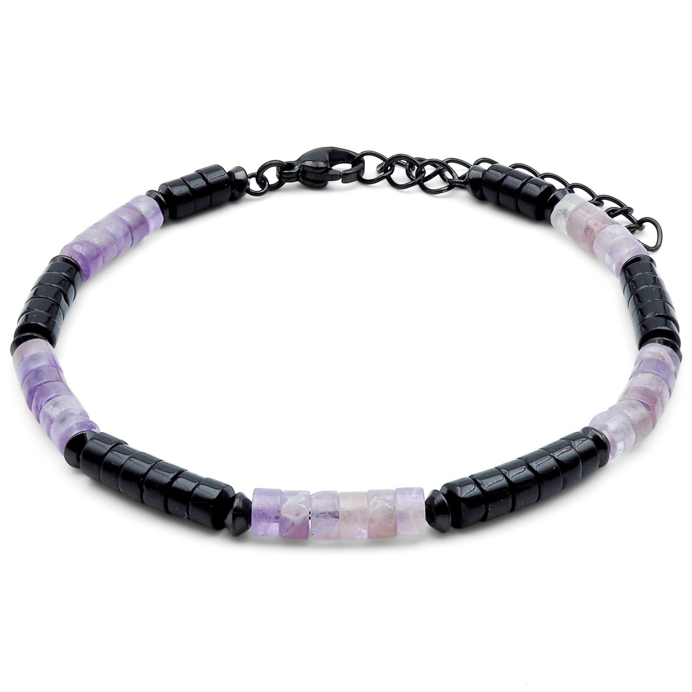 Bracelet Heishi Améthyste
