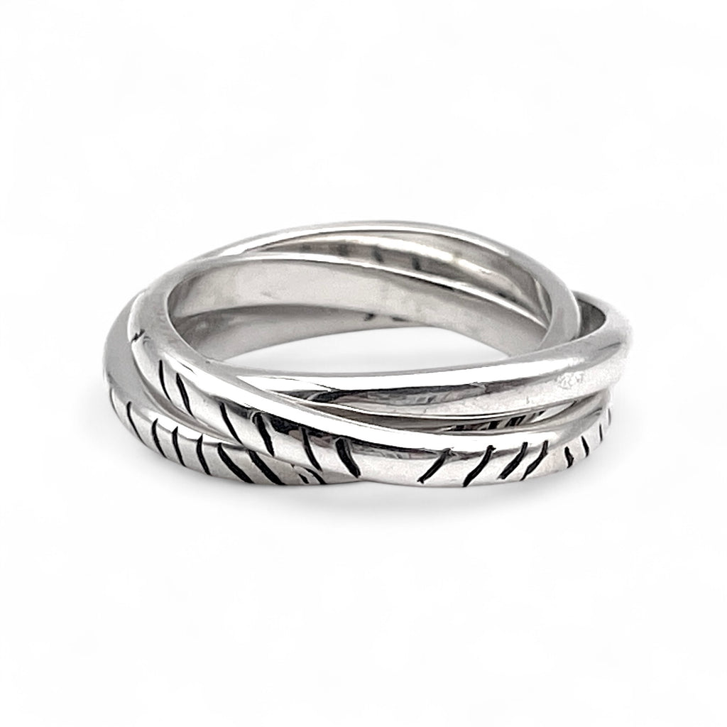 Bague 3 anneaux Argent 925