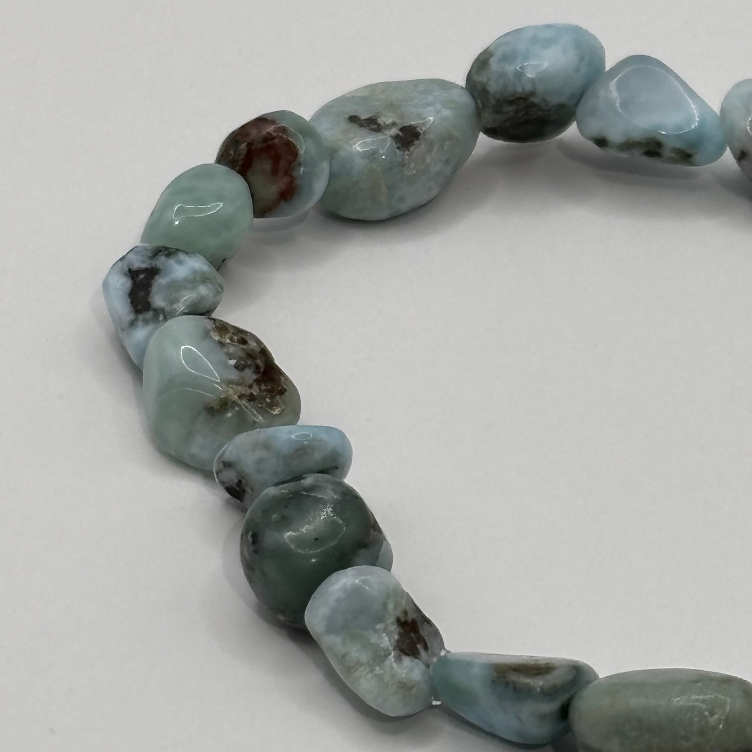 Bracelet perles de Larimar