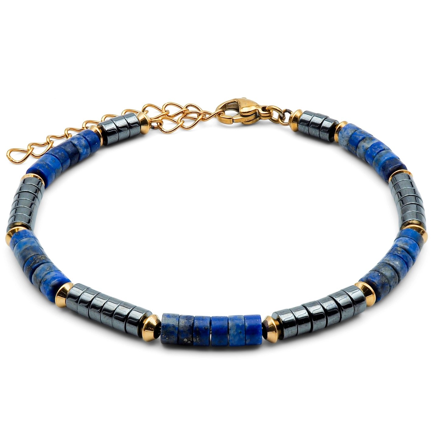 Bracelet Heishi Hématite