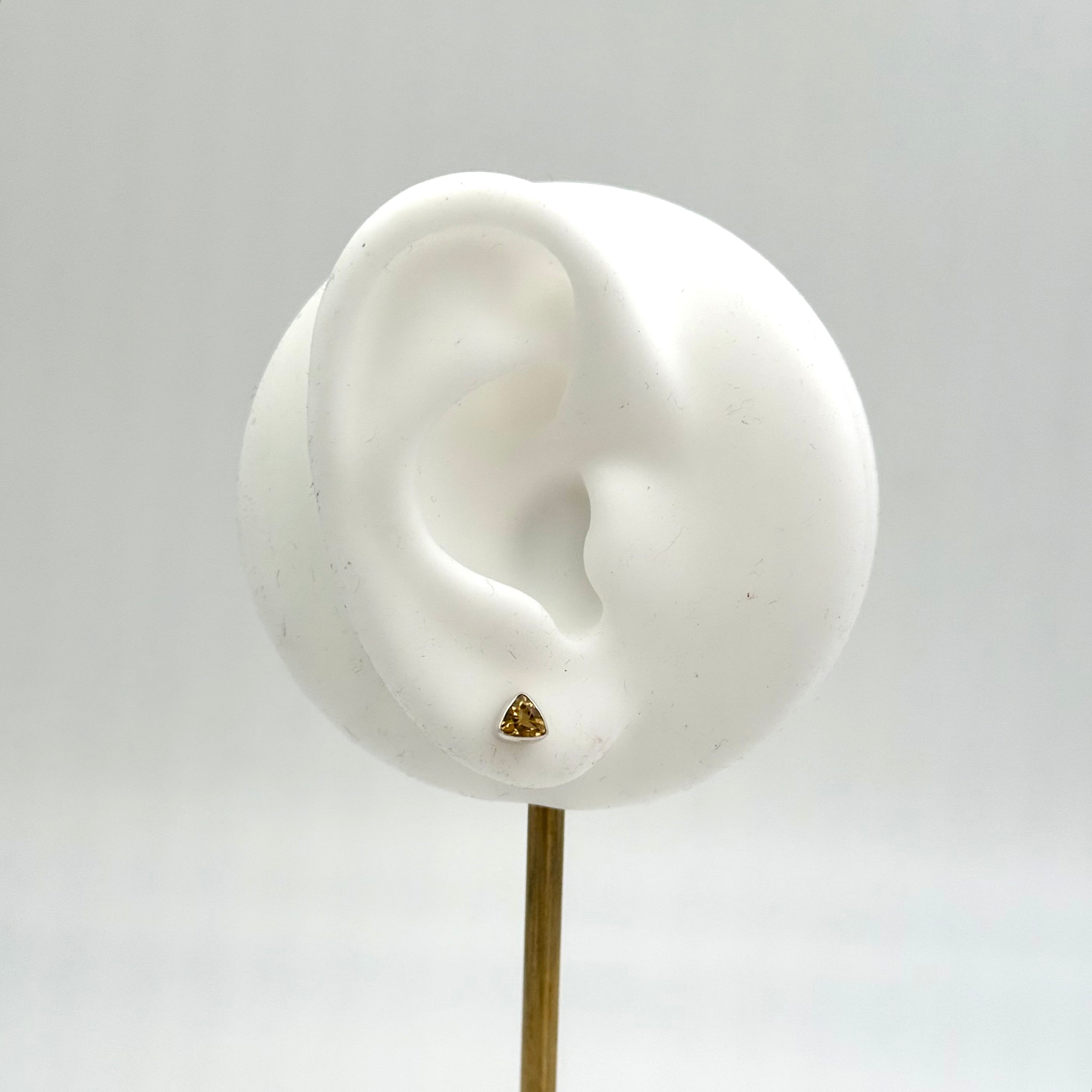 Boucles Argent et pierres semi précieuses