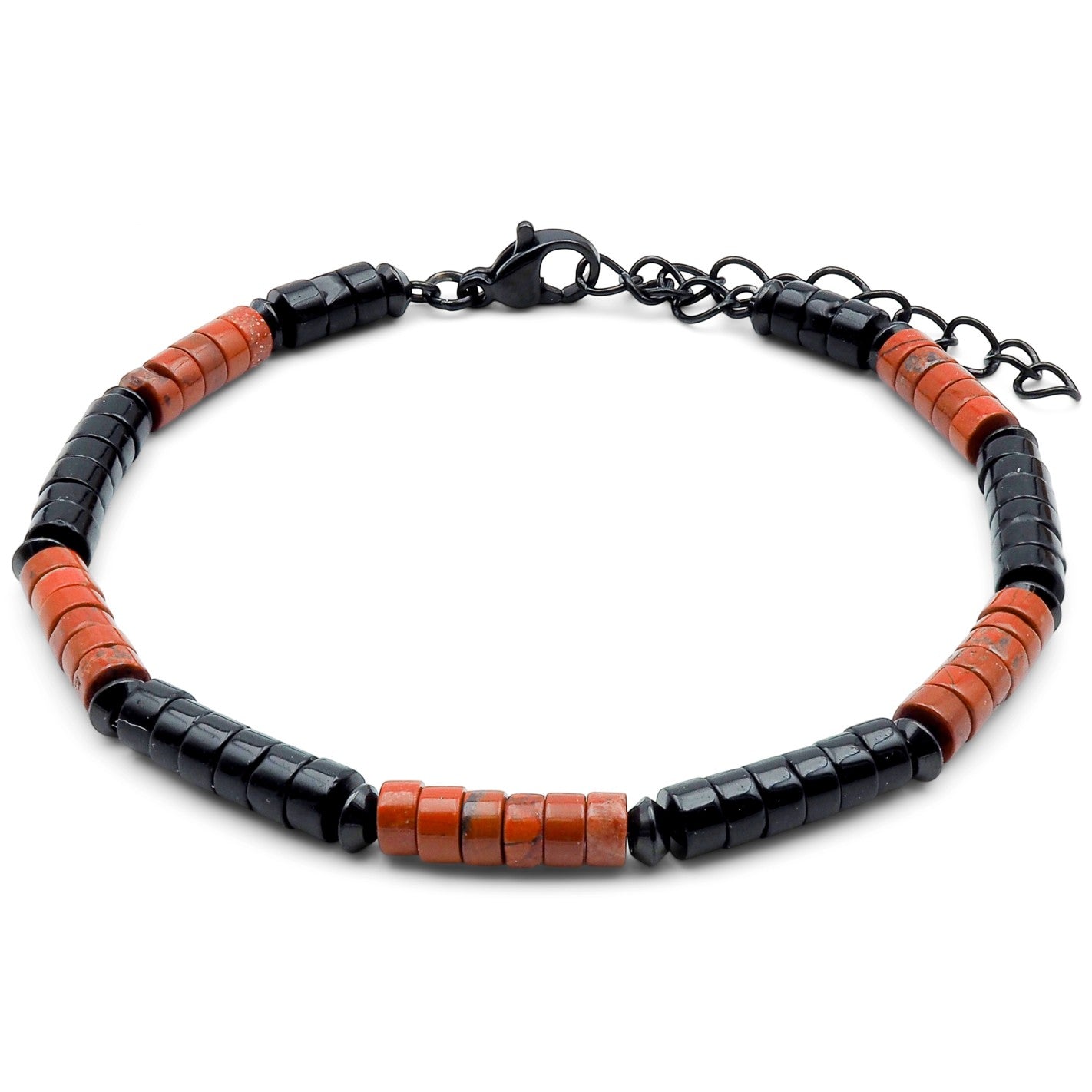 Bracelet Heishi Jaspe & Onyx