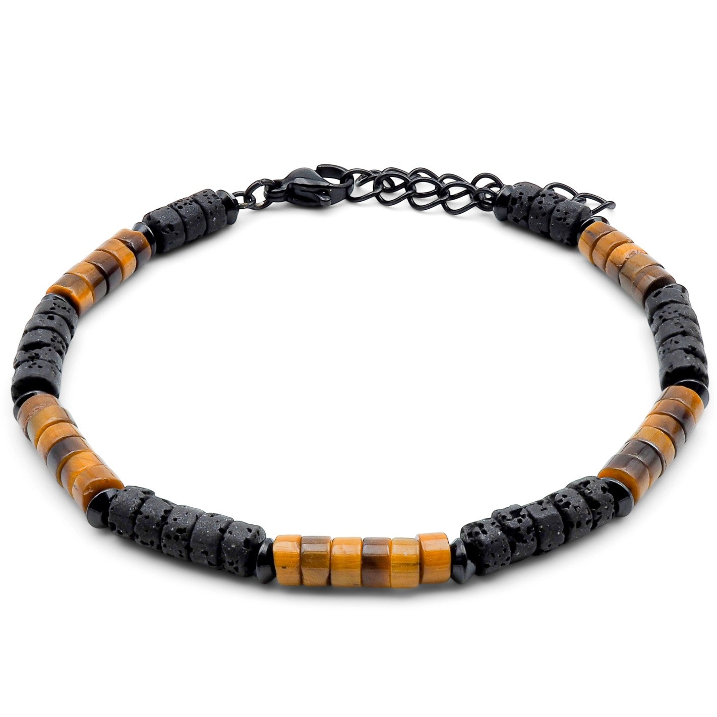 Bracelet Heishi Œil du tigre